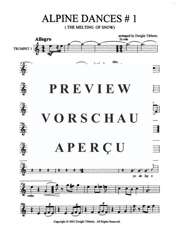 Produktgalerie: Seite 10 von 11 Alpine Dances #1, , Blechbläserquintett