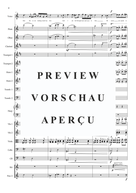 Produktgalerie: Seite 7 von 11 Because, , Solo Gesang und Orchester