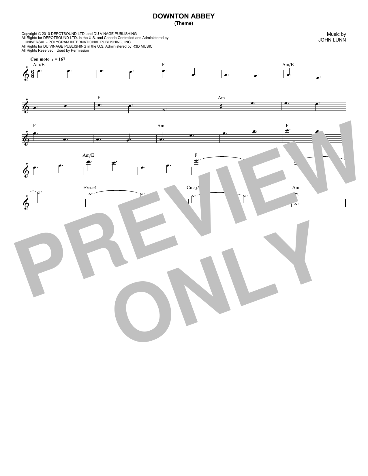 Product picture to: Downton Abbey (Theme)
