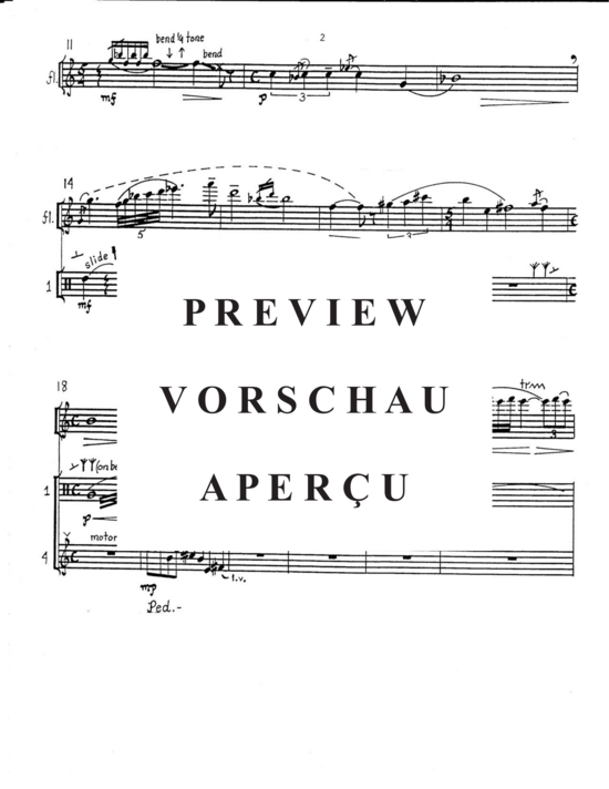 Product gallery: Page 7 of 21 Mysterious Exit , , (solo flute and 4 percussion instruments)