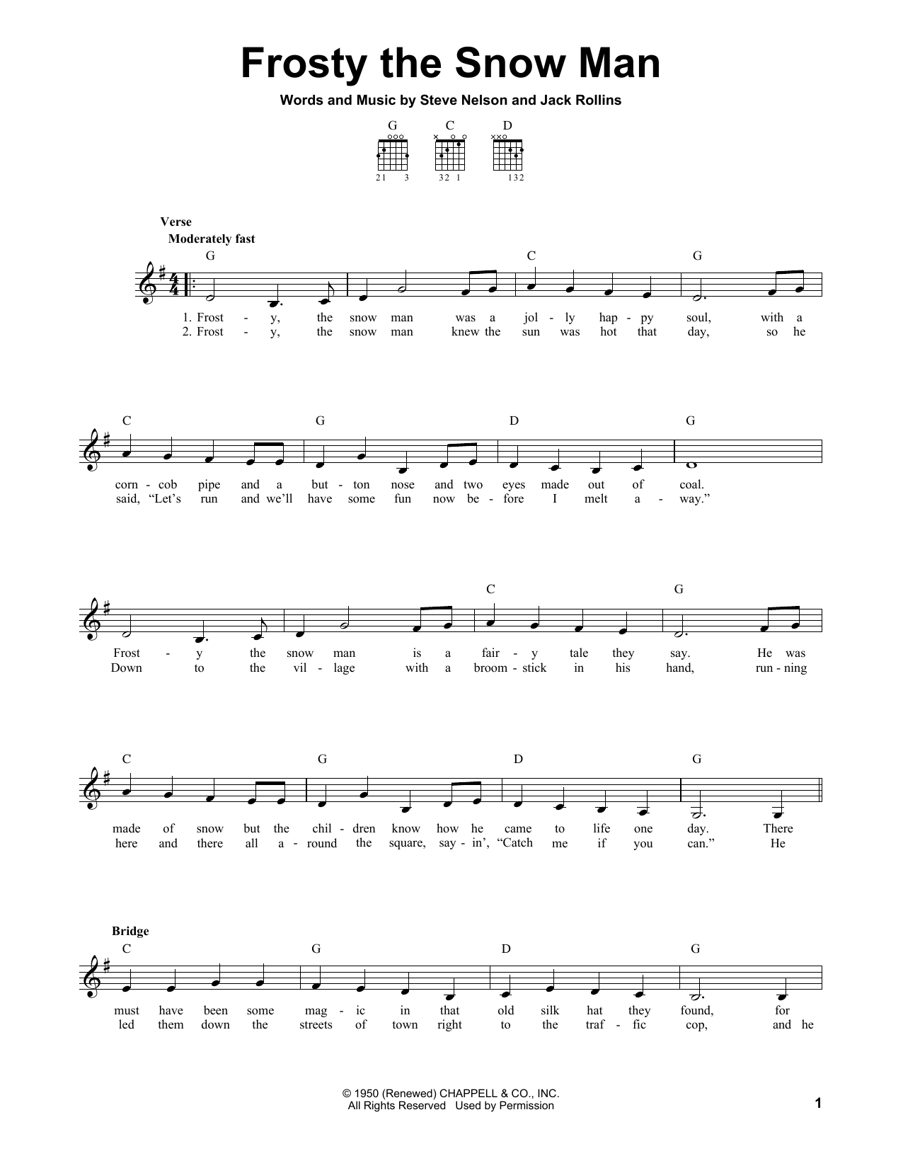 Produktbild zu: Frosty The Snow Man