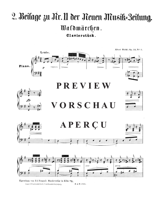 Product gallery: Page 2 of 5 Waldmärchen , , Piano Solo