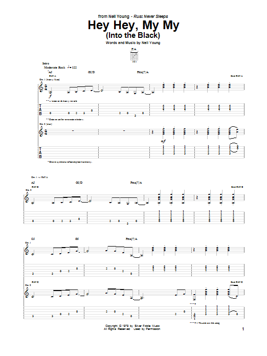 Produktbild zu: Hey Hey, My My (Into The Black)
