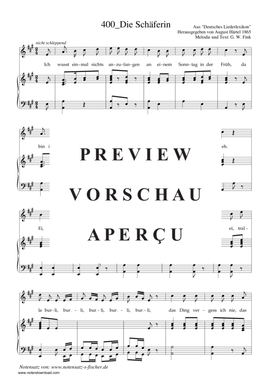 Product gallery: Page 2 of 3 Die Schäferin , , Piano and Voice