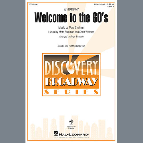 cover: Welcome To The 60's (from Hairspray) (arr. Roger Emerson), Marc Shaiman