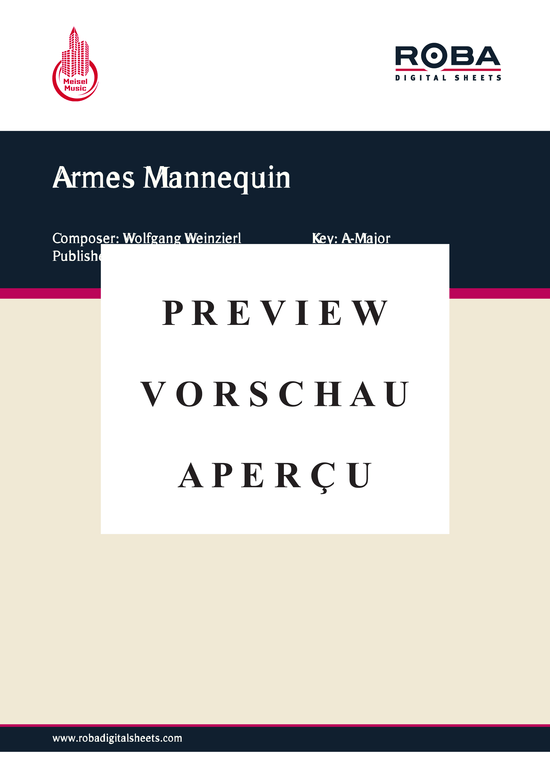gallery: Armes Mannequin , , (Klavier + Gesang)