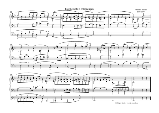 gallery: Es ist ein Ros´ entsprungen , , (Orgel Solo)