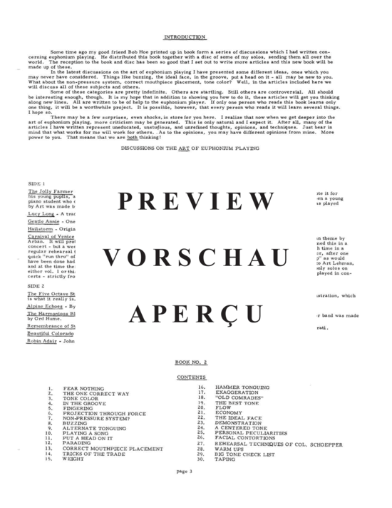 Product gallery: Page 7 of 21 Volume II- The Art of the Euphonium , , (Euphonium Solo)