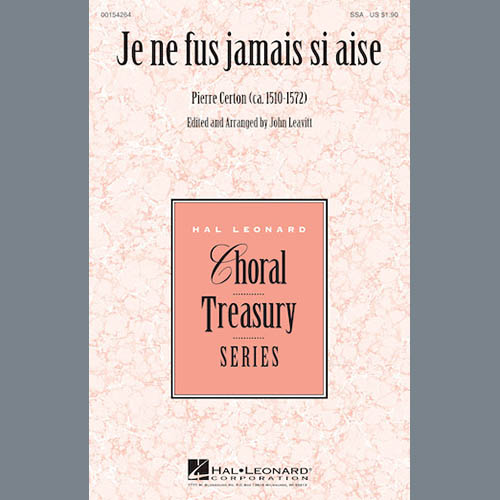 Produktbild zu: Je Ne Fus Jamais Si Aise