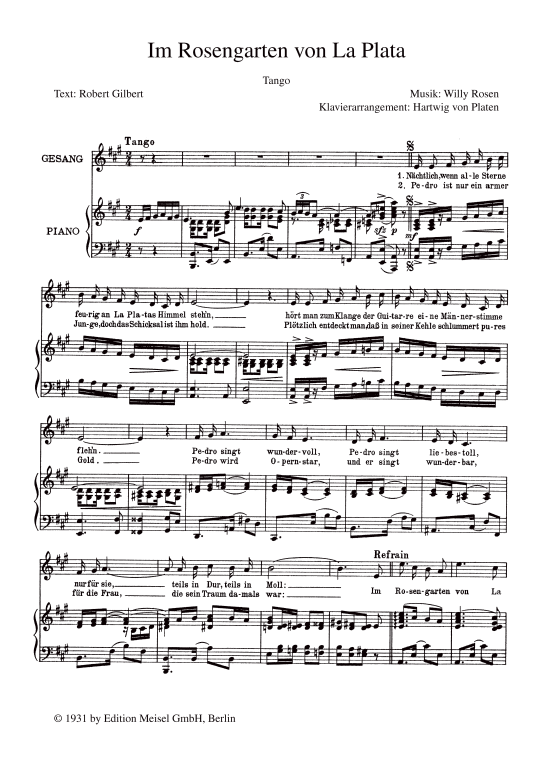 Produktbild zu: Im Rosengarten von La Plata