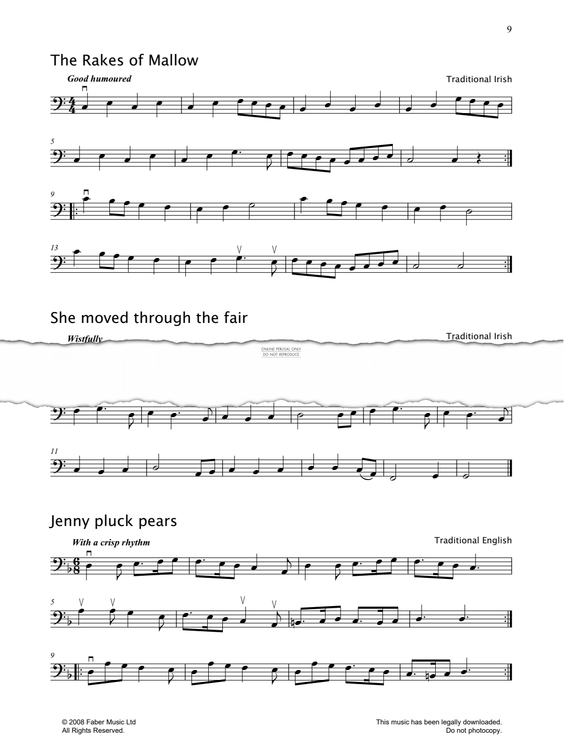 gallery: Jenny Pluck Pears, English Traditional, Violoncello