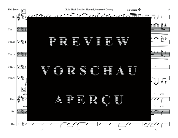Produktgalerie: Seite 11 von 11 Little Black Lucille, , (Flöte Solo, 5x Tuba und Combo Band)