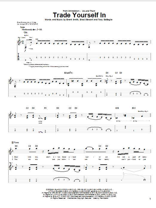 Produktgalerie: Seite 1 von 1 Trade Yourself In, Shinedown, Gitarre