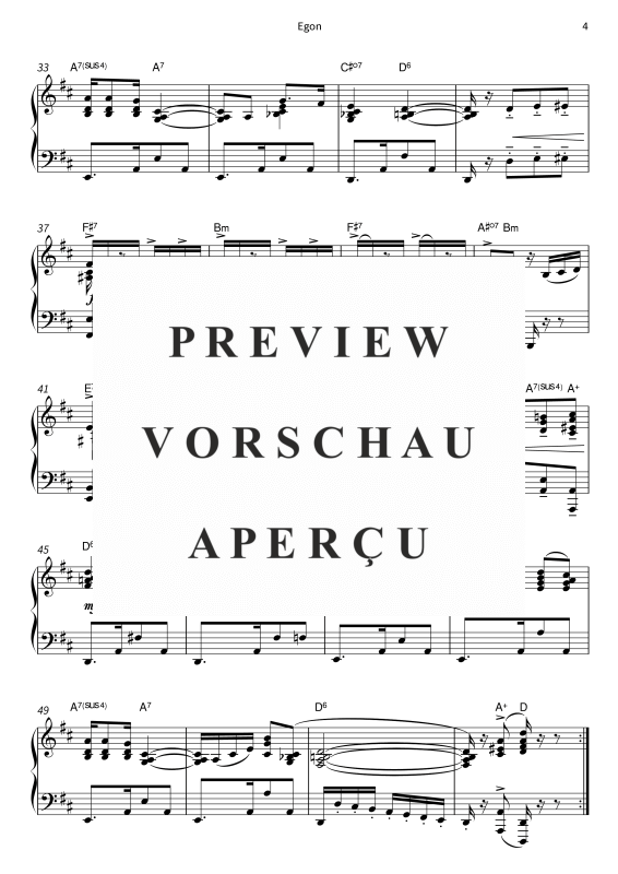 Produktgalerie: Seite 6 von 6 Egon, Friedel Hensch & Die Cypres, Klavier Solo
