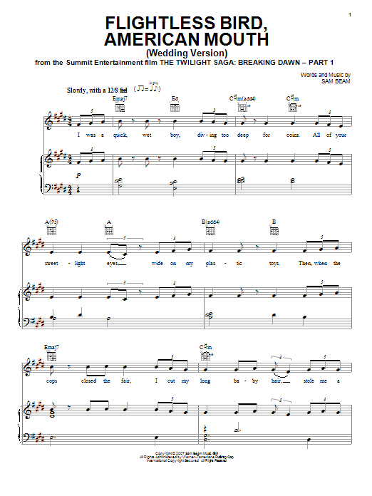 Product picture to: Flightless Bird, American Mouth (Wedding Version)