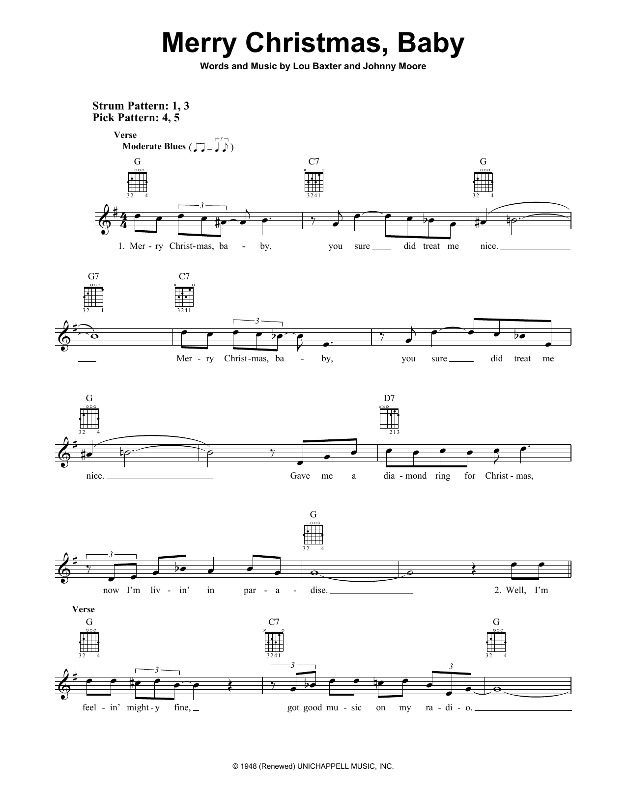 Product gallery: Page 1 of 1 Merry Christmas, Baby, Elvis Presley