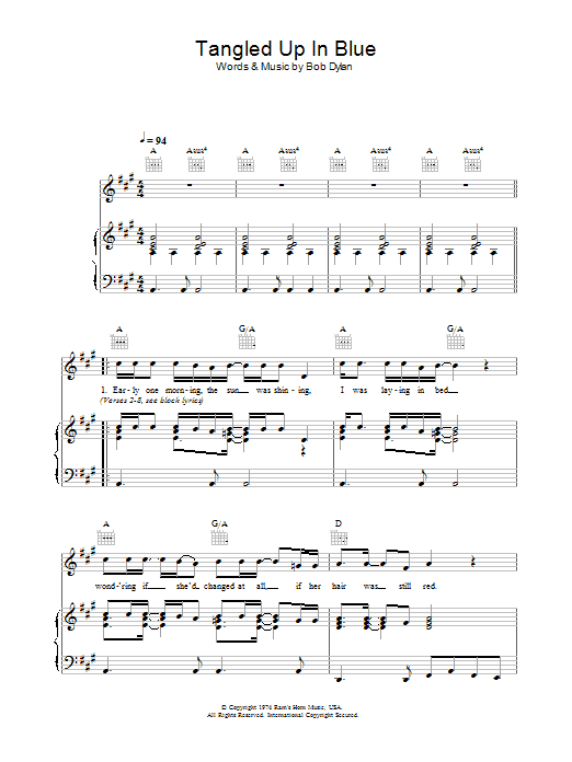 Produktbild zu: Tangled Up In Blue