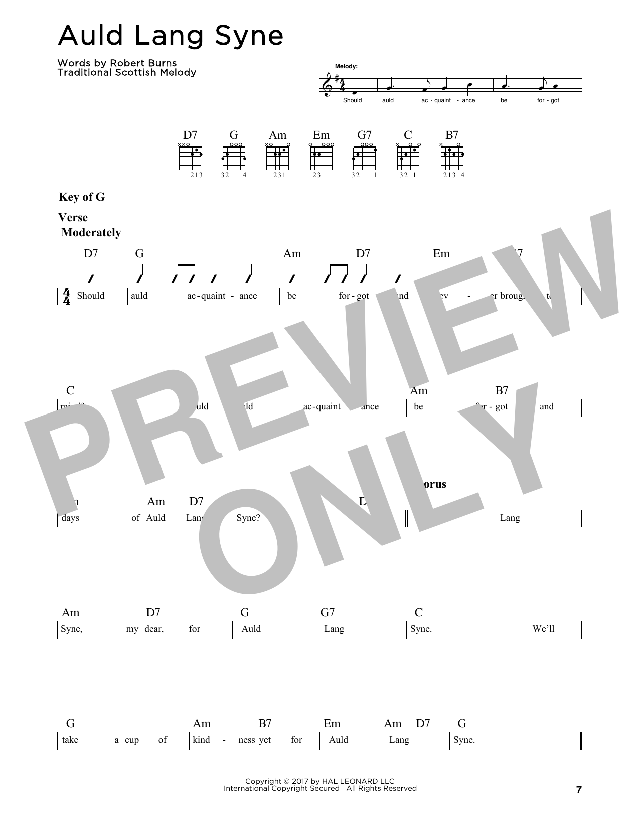 Product picture to: Auld Lang Syne