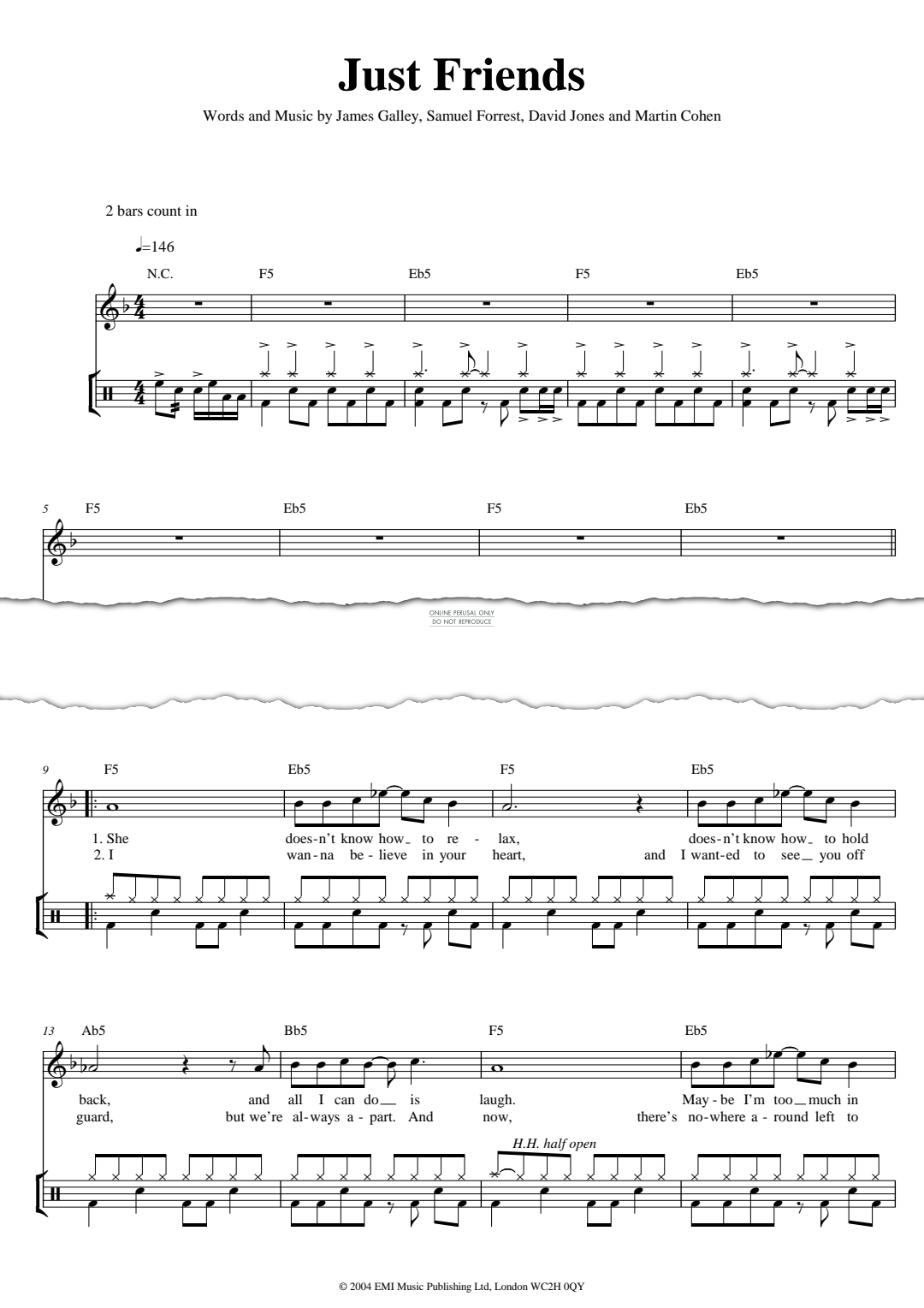 Product gallery: Page 1 of 1 Just Friends, Nine Black Alps