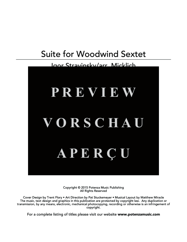 Produktgalerie: Seite 3 von 11 Suite, , (Holzbläser Sextett)