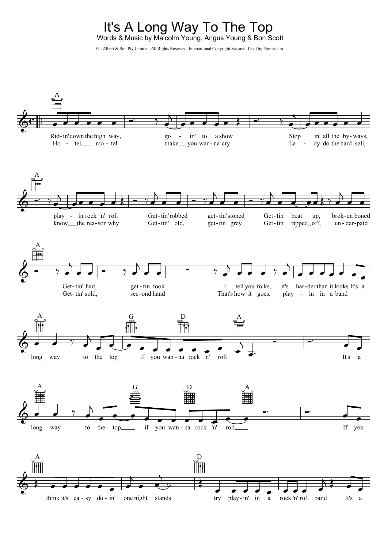 Produktgalerie: Seite 1 von 1 It's A Long Way To The Top (If You Wanna Rock 'n' Roll), AC/DC