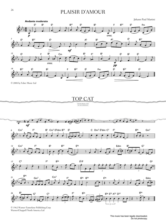 Produktgalerie: Seite 1 von 1 Plaisir d'Amour, Johann Paul Martini, Trompete