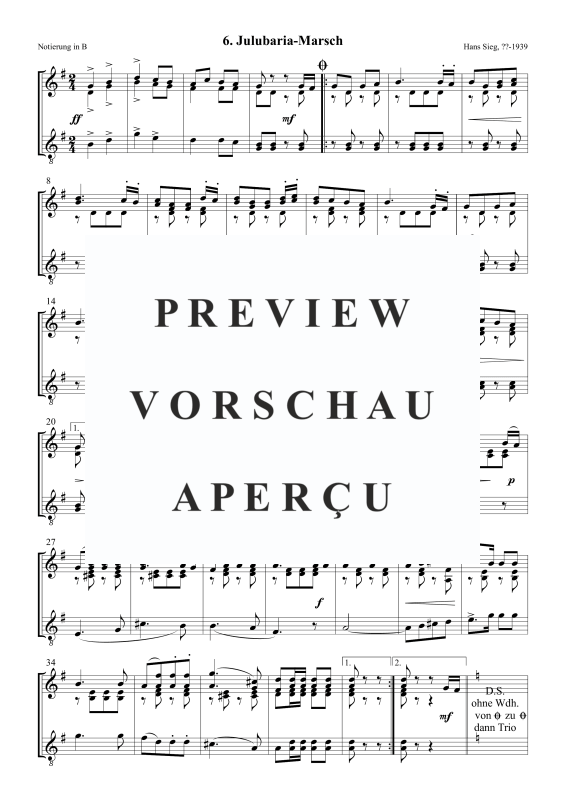 Produktgalerie: Seite 4 von 5 Julubaria-Marsch, , Posaunenchor