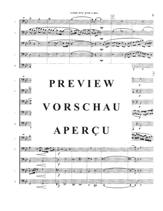 Product gallery: Page 5 of 11 Thus Do You Fare, My Jesus , , (Tuba Quintet EETTT)