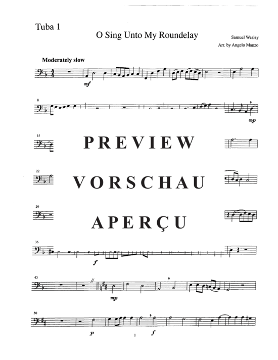 Product gallery: Page 15 of 20 O Sing Unto My Roundelay , , (Tuba Quintet EETTT)