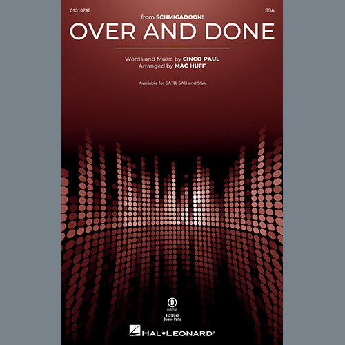 Produktbild zu: Over And Done (from Schmigadoon!) (arr. Mac Huff)