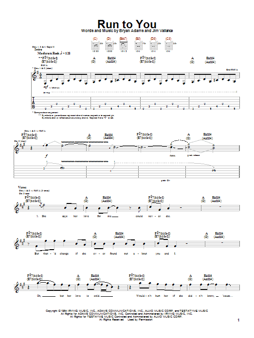 Product gallery: Page 1 of 1 Run To You, Bryan Adams