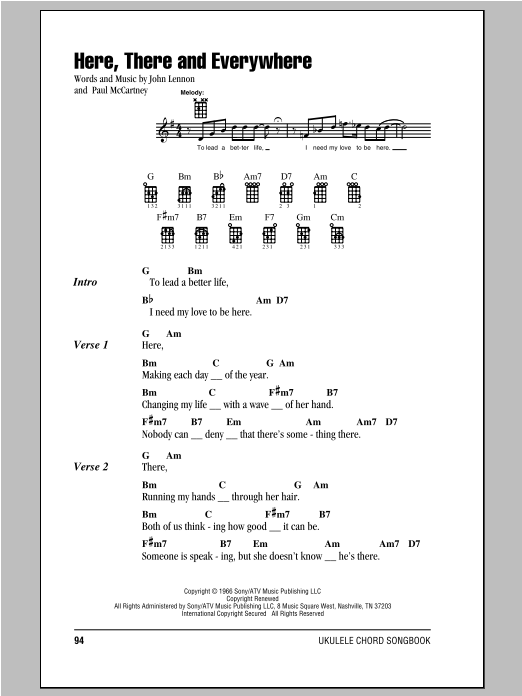 Product gallery: Page 1 of 1 Here, There And Everywhere, The Beatles