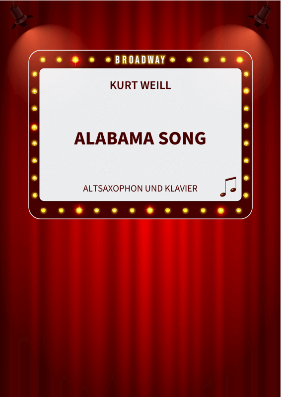 Produktbild zu: Alabama Song