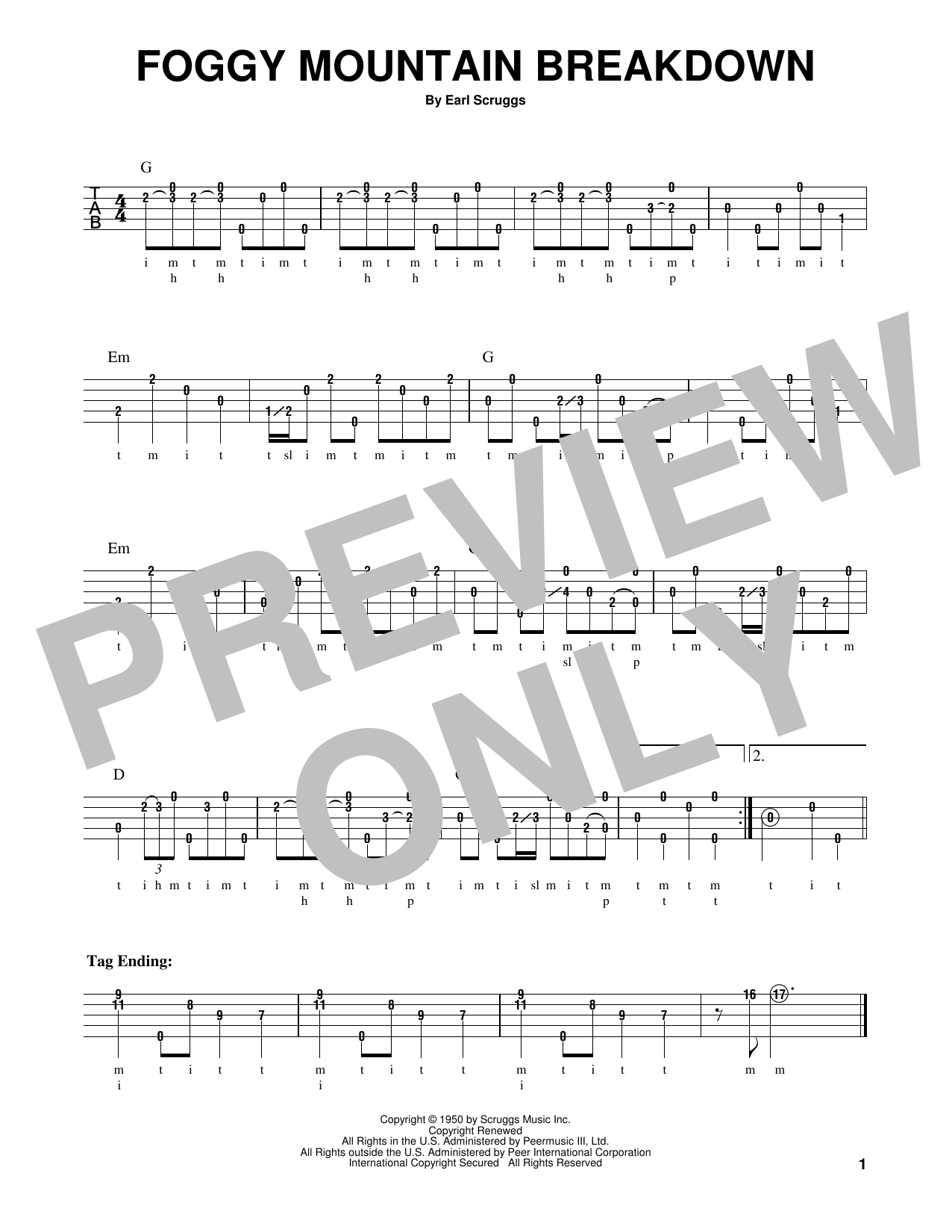 Produktgalerie: Seite 1 von 1 Foggy Mountain Breakdown, Lester Flatt & Earl Scruggs, Banjo