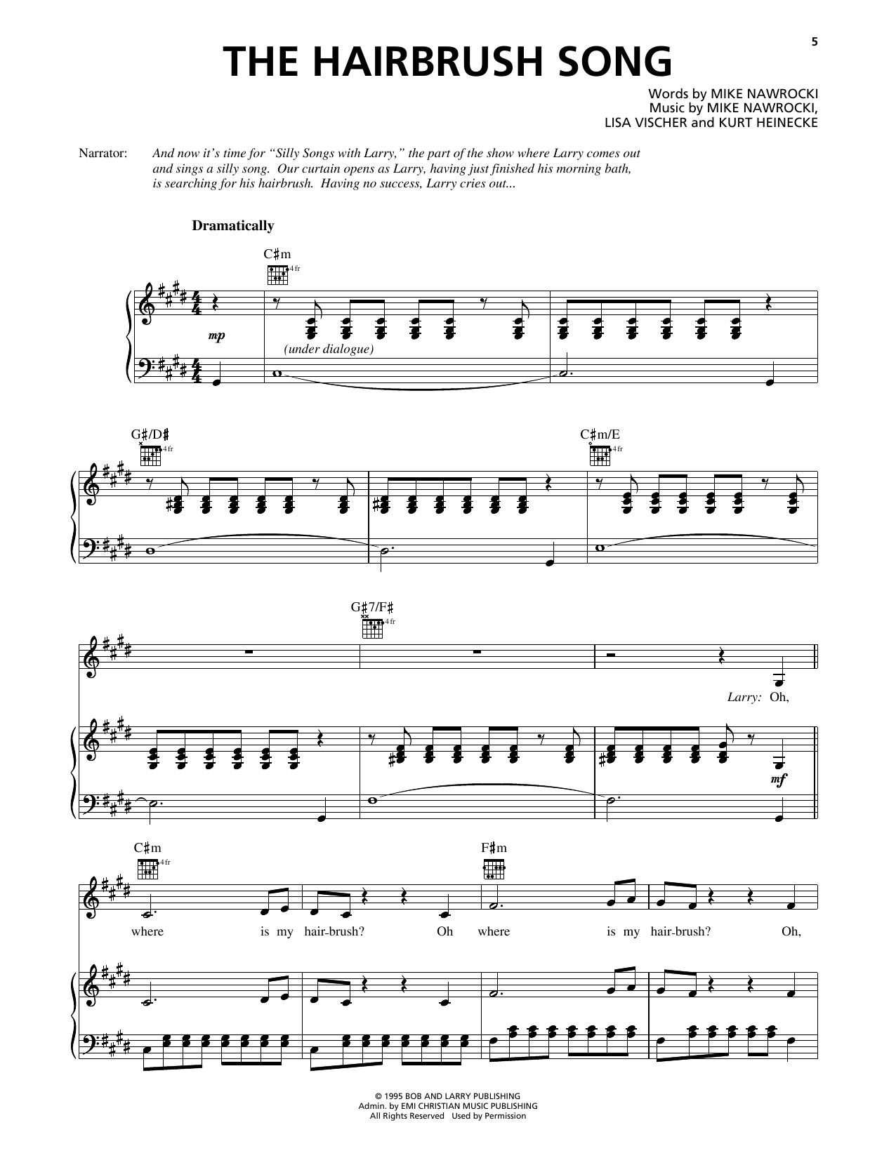 Produktbild zu: The Hairbrush Song (from VeggieTales)