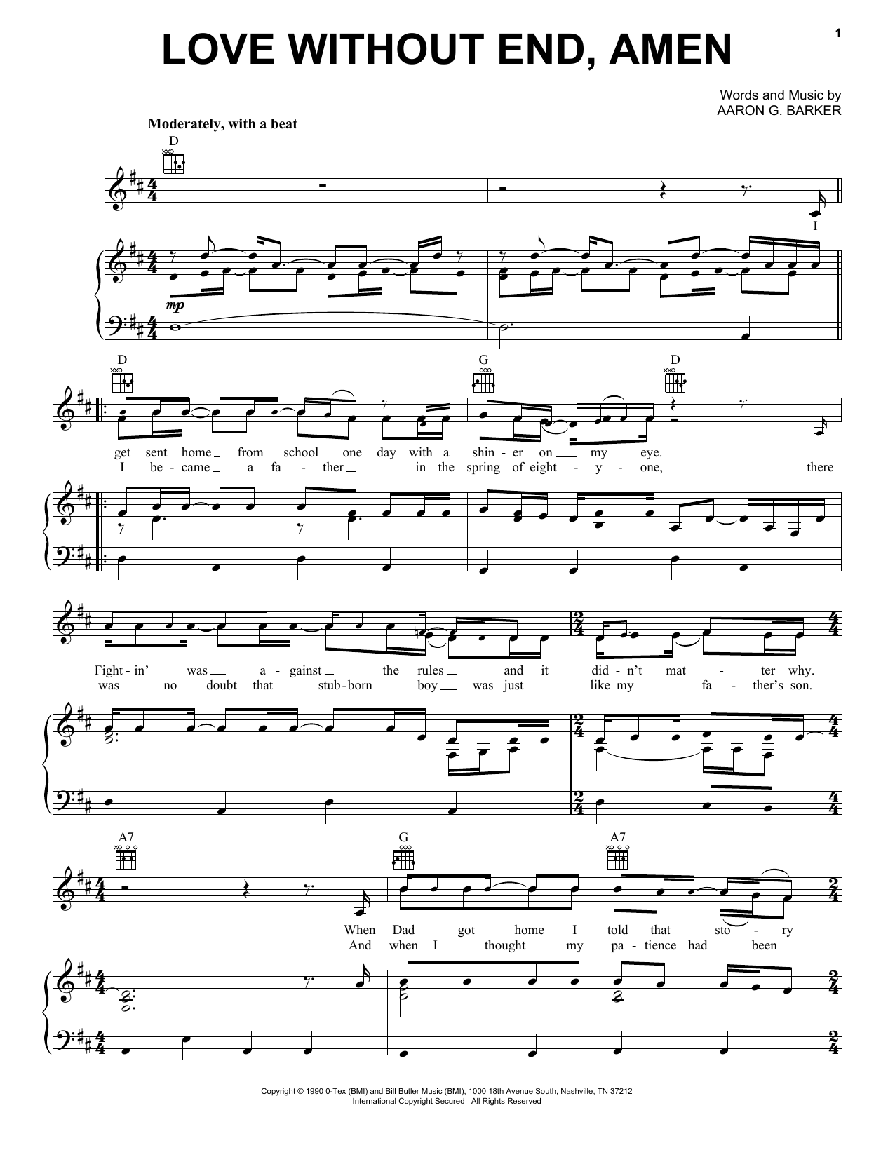 Produktbild zu: Love Without End, Amen
