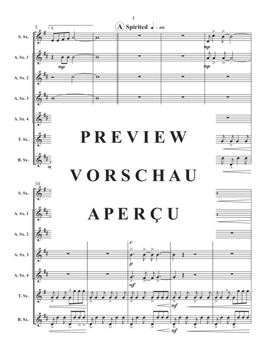 Product gallery: Page 5 of 21 Micha´s Song , , (Woodwind Ensemble SAAAATB)