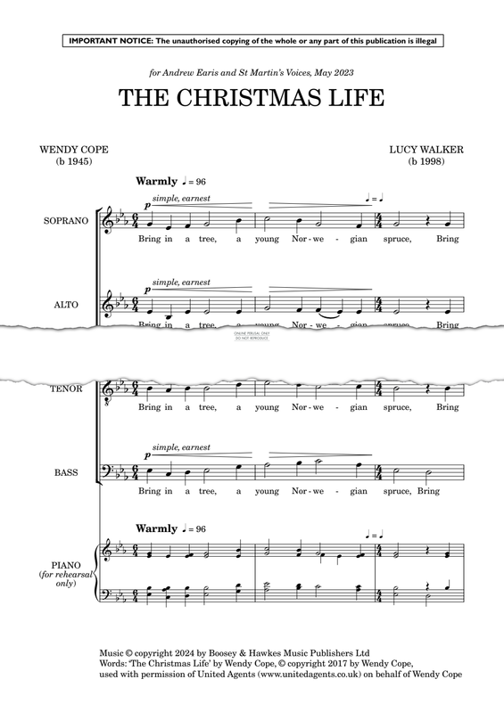 Produktgalerie: Seite 1 von 1 The Christmas Life, Lucy Walker, Chor