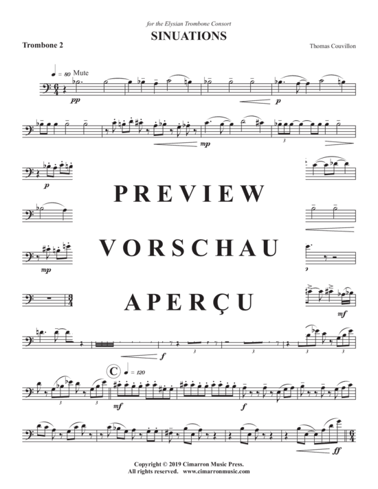 Product gallery: Page 9 of 14 Sinuations , , (Trombone Quartet)