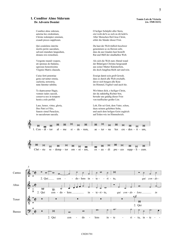 gallery: Vierstimmige Hymni und Antiphonen (Motetten Bd.5), , (Vier Vokalstimmen)