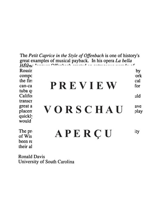 Product gallery: Page 3 of 21 Petit Caprice in the Style of Offenbach , , (Tuba Quartett EETT)