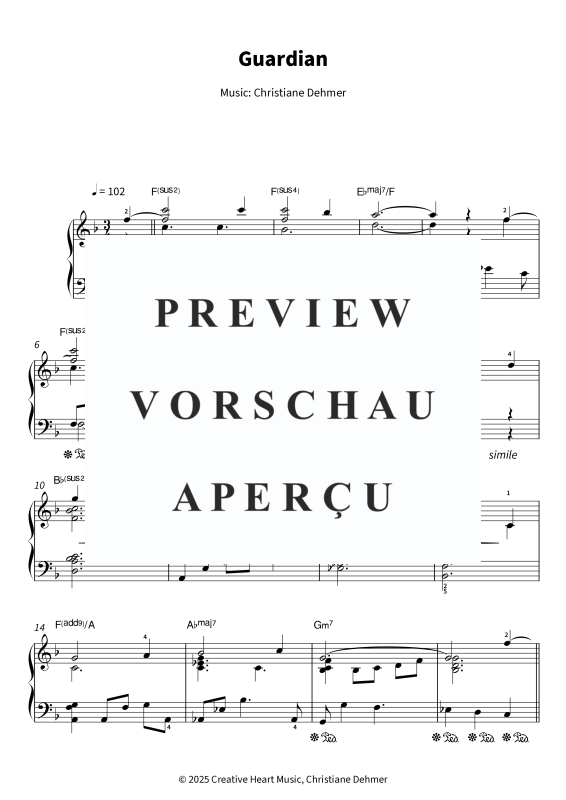 Produktgalerie: Seite 5 von 6 Guardian, , Klavier Solo