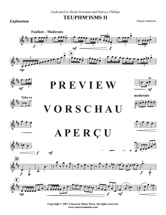 Product gallery: Page 8 of 11 Teuphmisms II  , , (2x Bariton/Posaune)