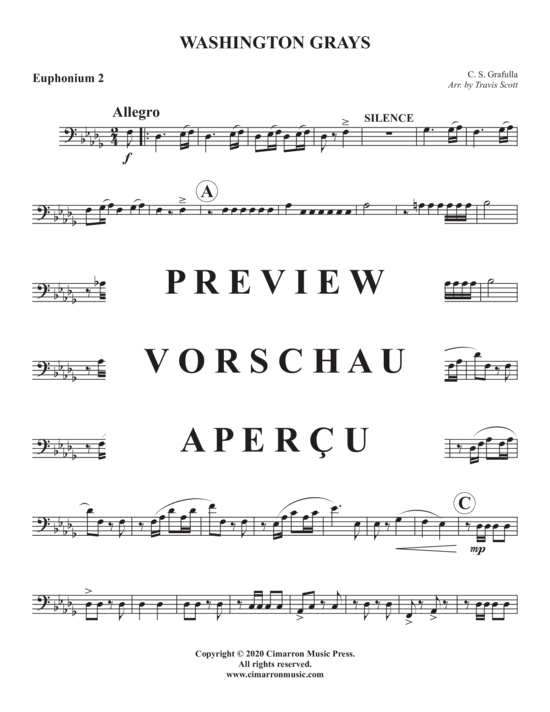 Produktgalerie: Seite 11 von 21 Washington Grays , , (Euphonium Quartett)