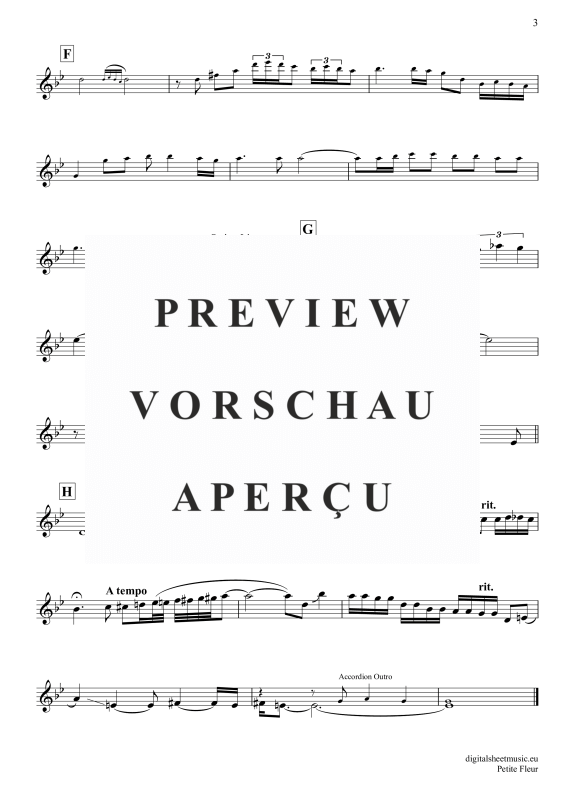 Produktgalerie: Seite 4 von 4 Petite Fleur, Tex, Pete, (Oboe)