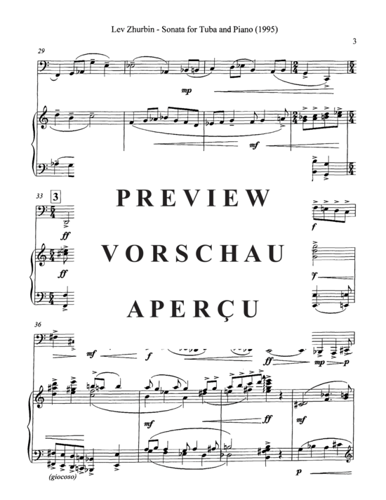 Product gallery: Page 5 of 21 Sonata , , (tuba + piano)