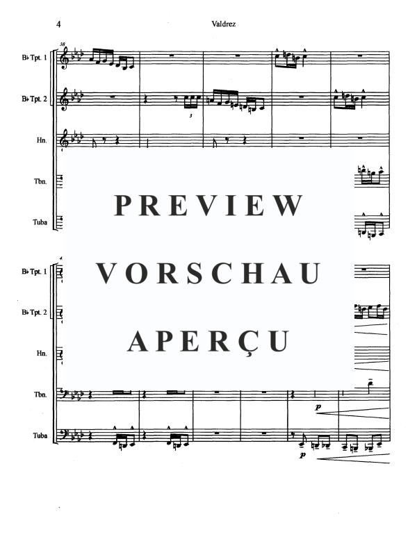 Produktgalerie: Seite 6 von 11 Valdrez, , Blechbläserquintett