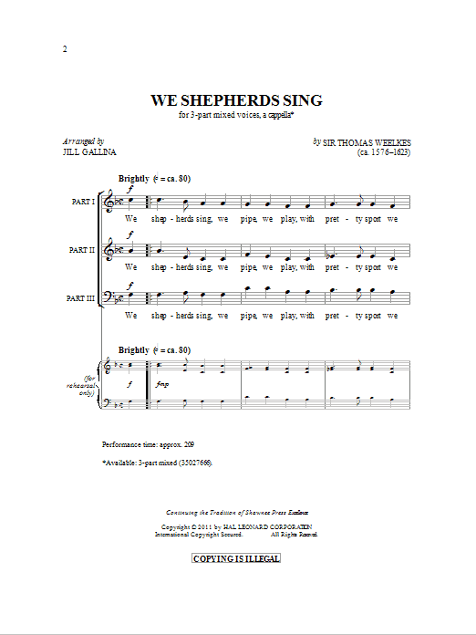 Produktbild zu: We Shepherds Sing