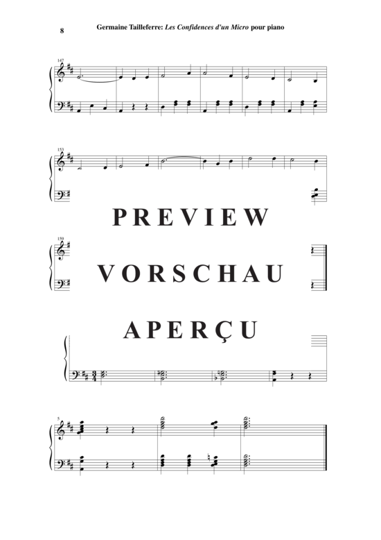Product gallery: Page 9 of 9 Les Confidences d´un Micro , , Piano Solo