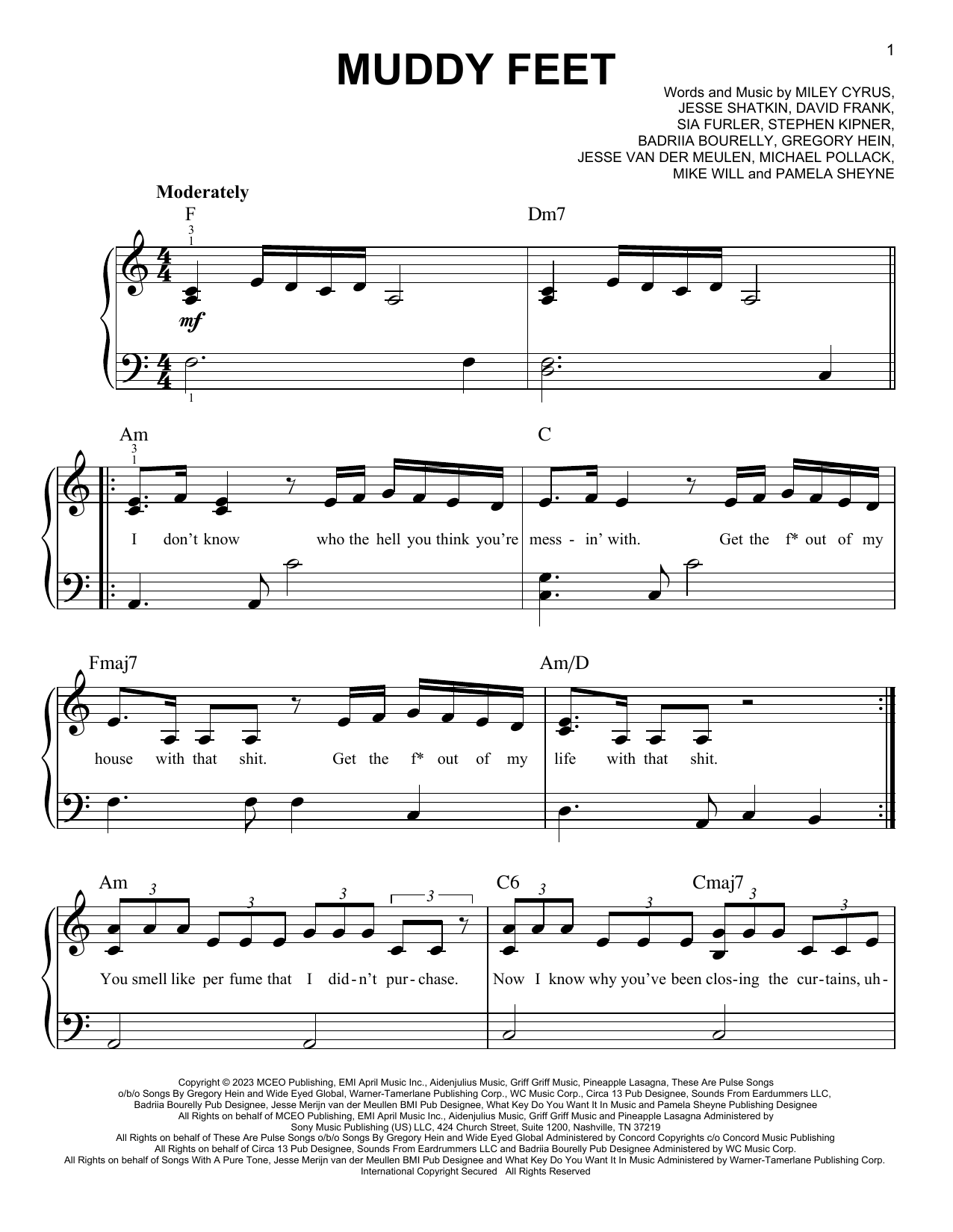 Produktbild zu: Muddy Feet (feat. Sia)